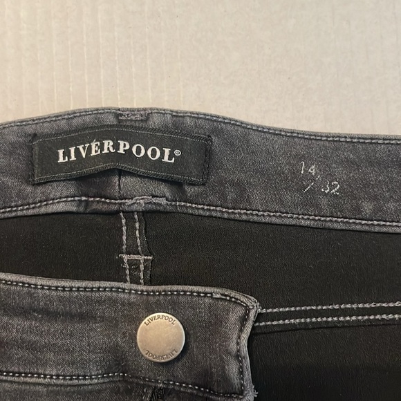Liverpool Abby High Waist Ankle Jeans In Meteorite Size 14/32 - Picture 9 of 13